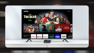 A TV with Xumo stream box