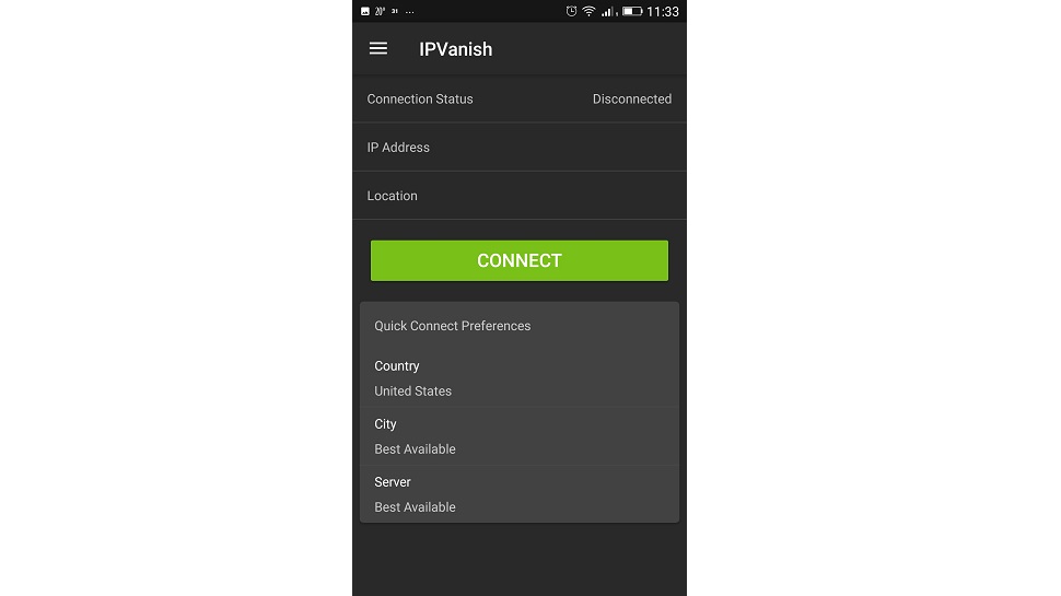 Android connect to a server