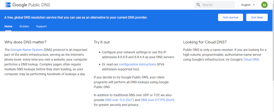 Google Public DNS