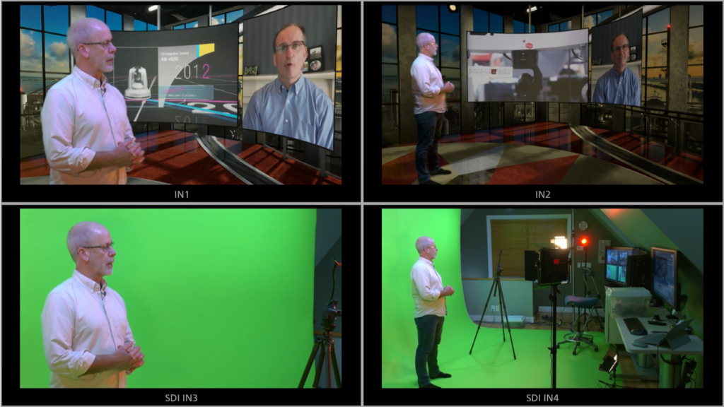 Augmented reality tradeshow with DisruptAR and the AW-UE150 PTZ camera