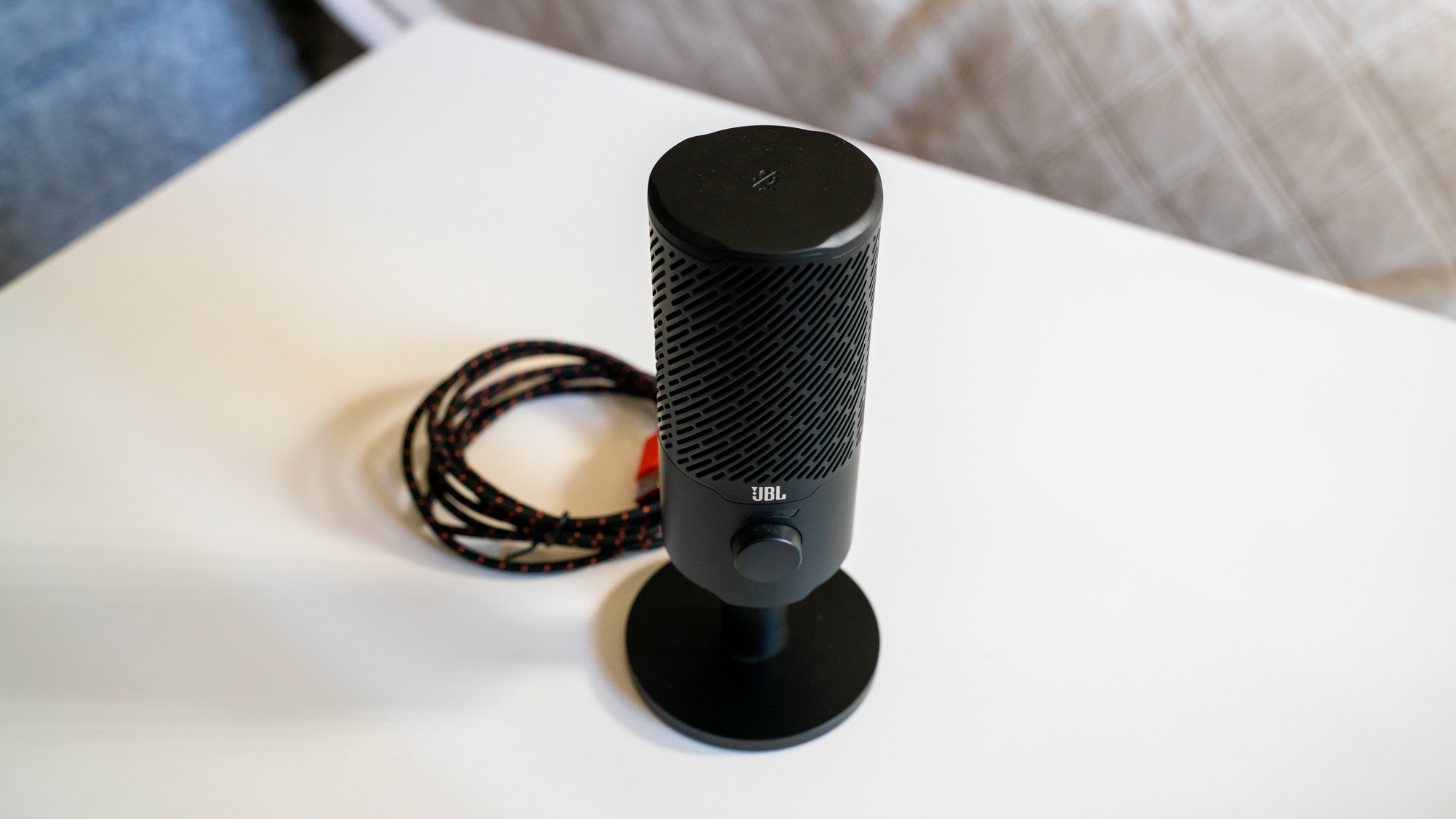 JBL Quantum Stream on a desk