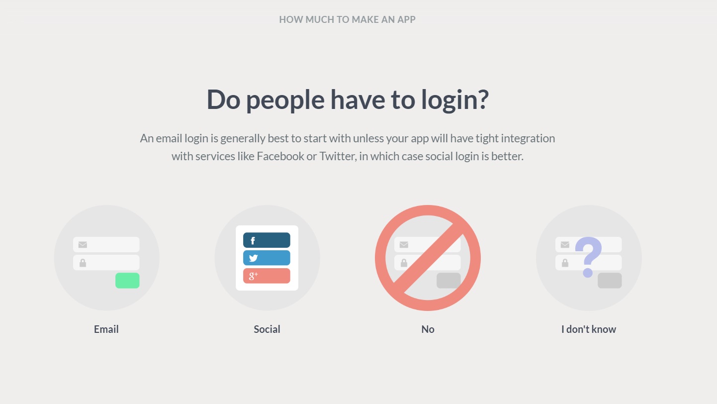 login options