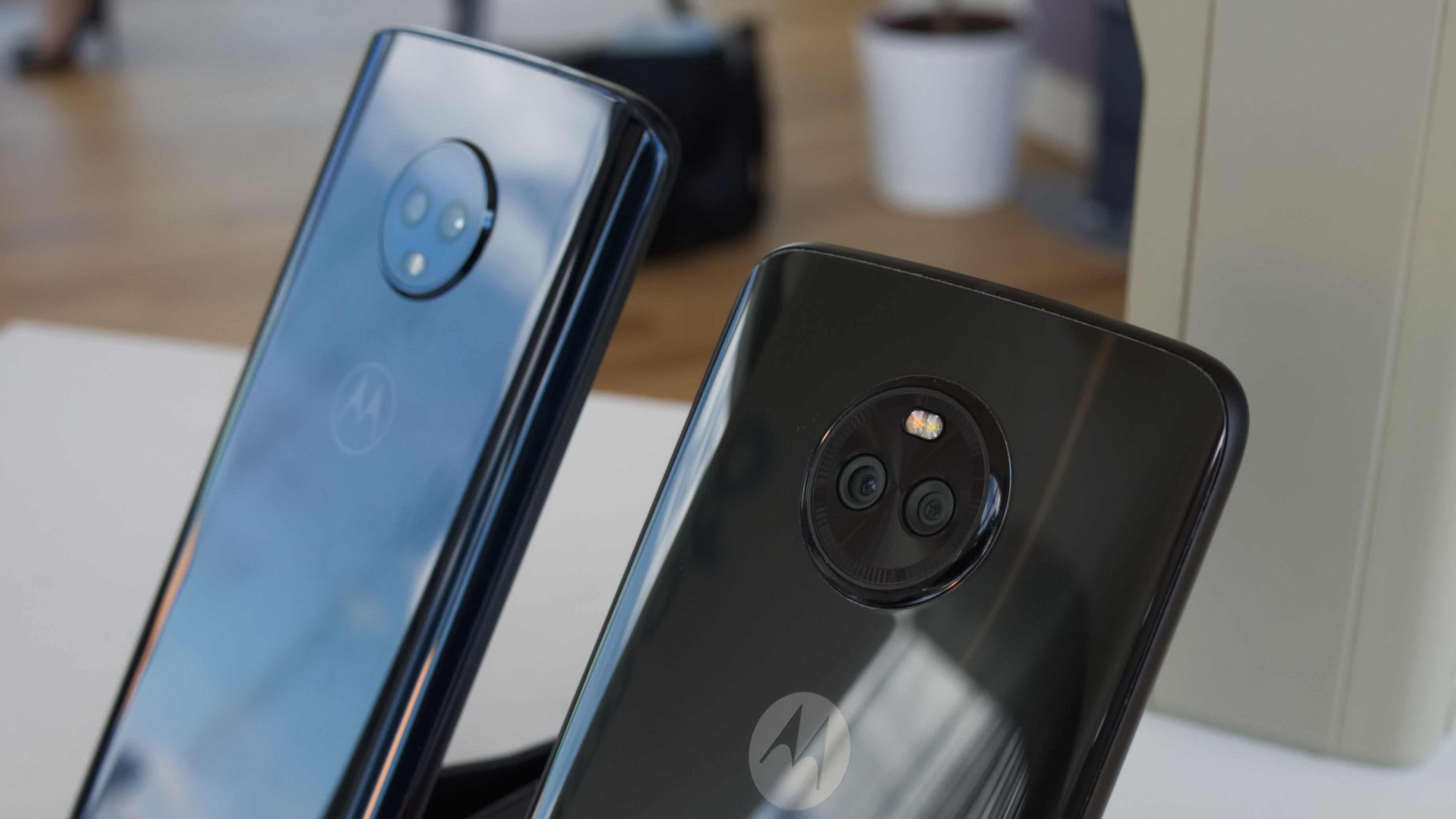 Moto X4 (right)