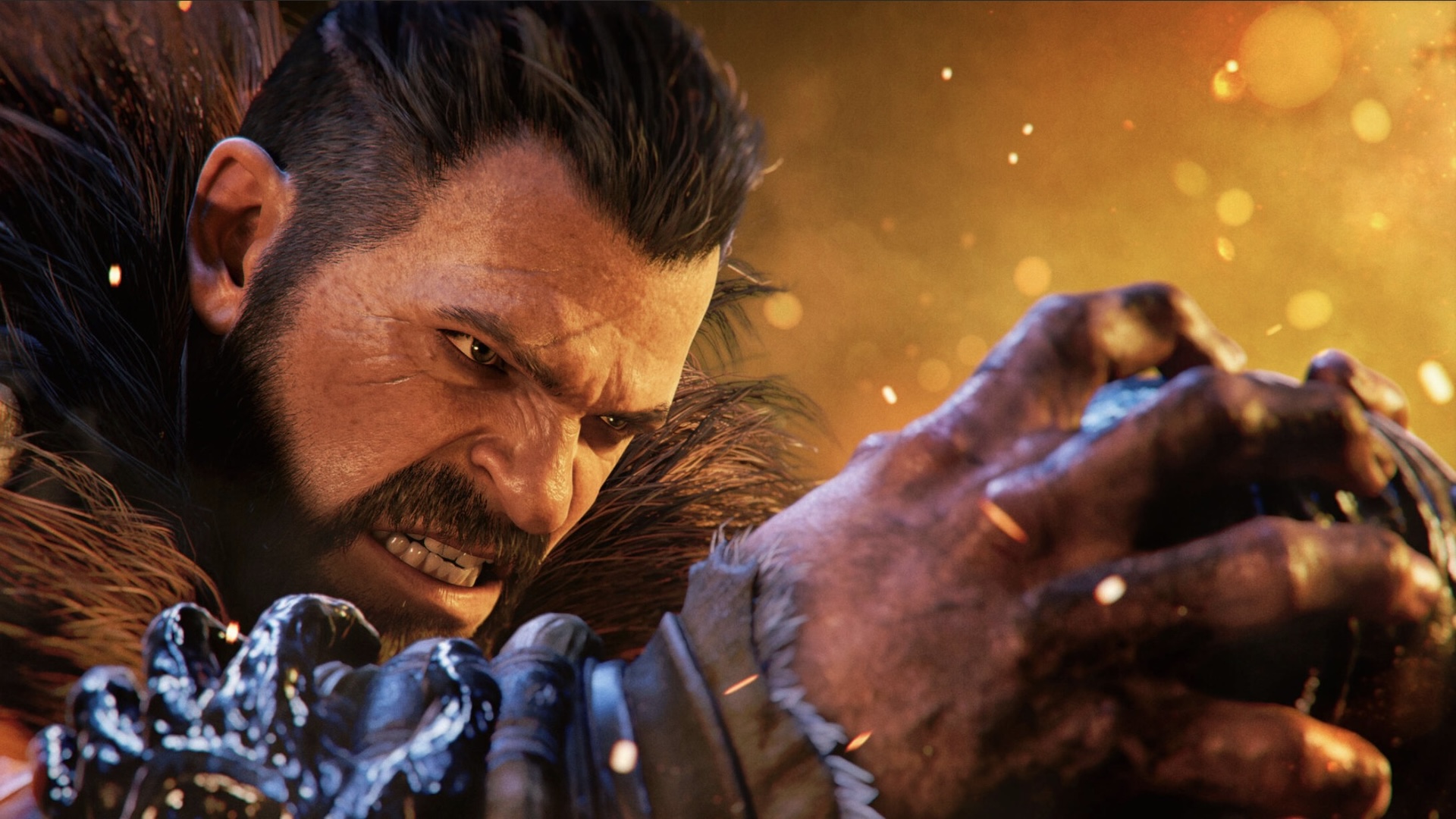 Kraven the Hunter holds Spider-Man's head between his hands