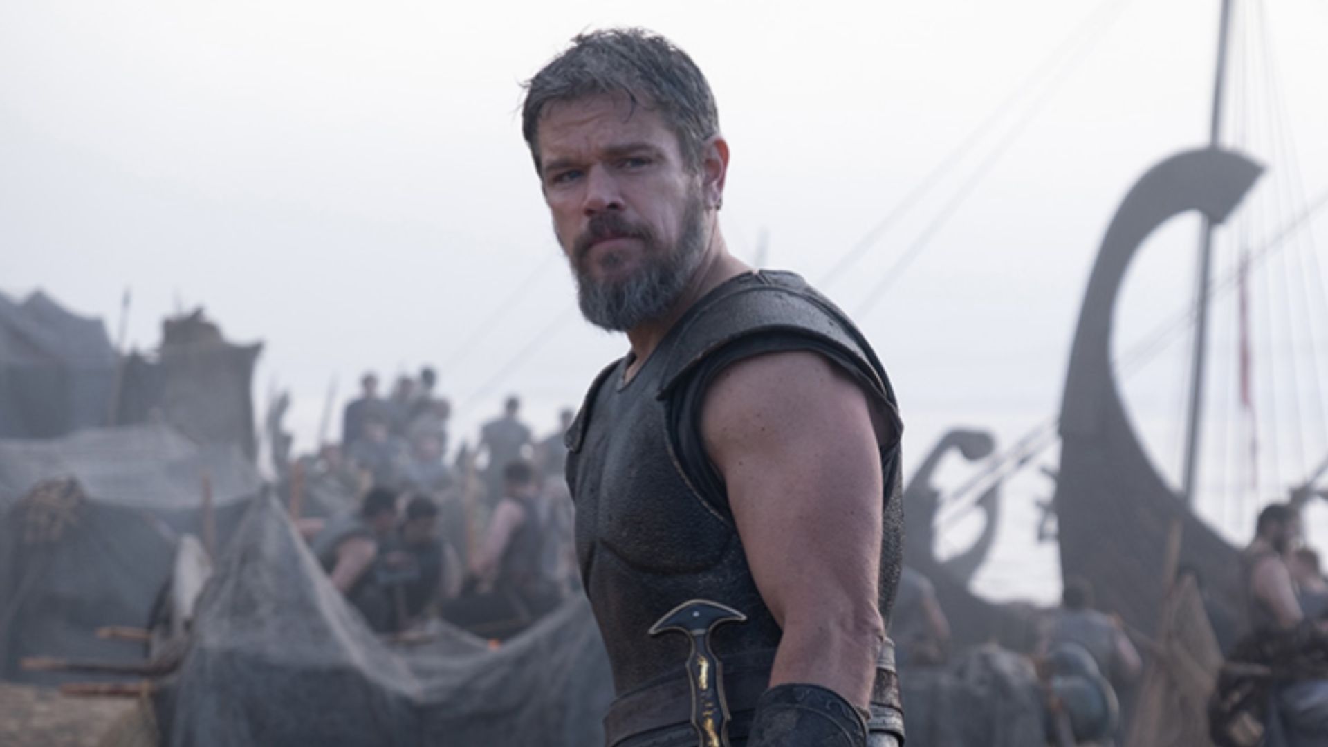 Odysseus looks across the beach of Troy