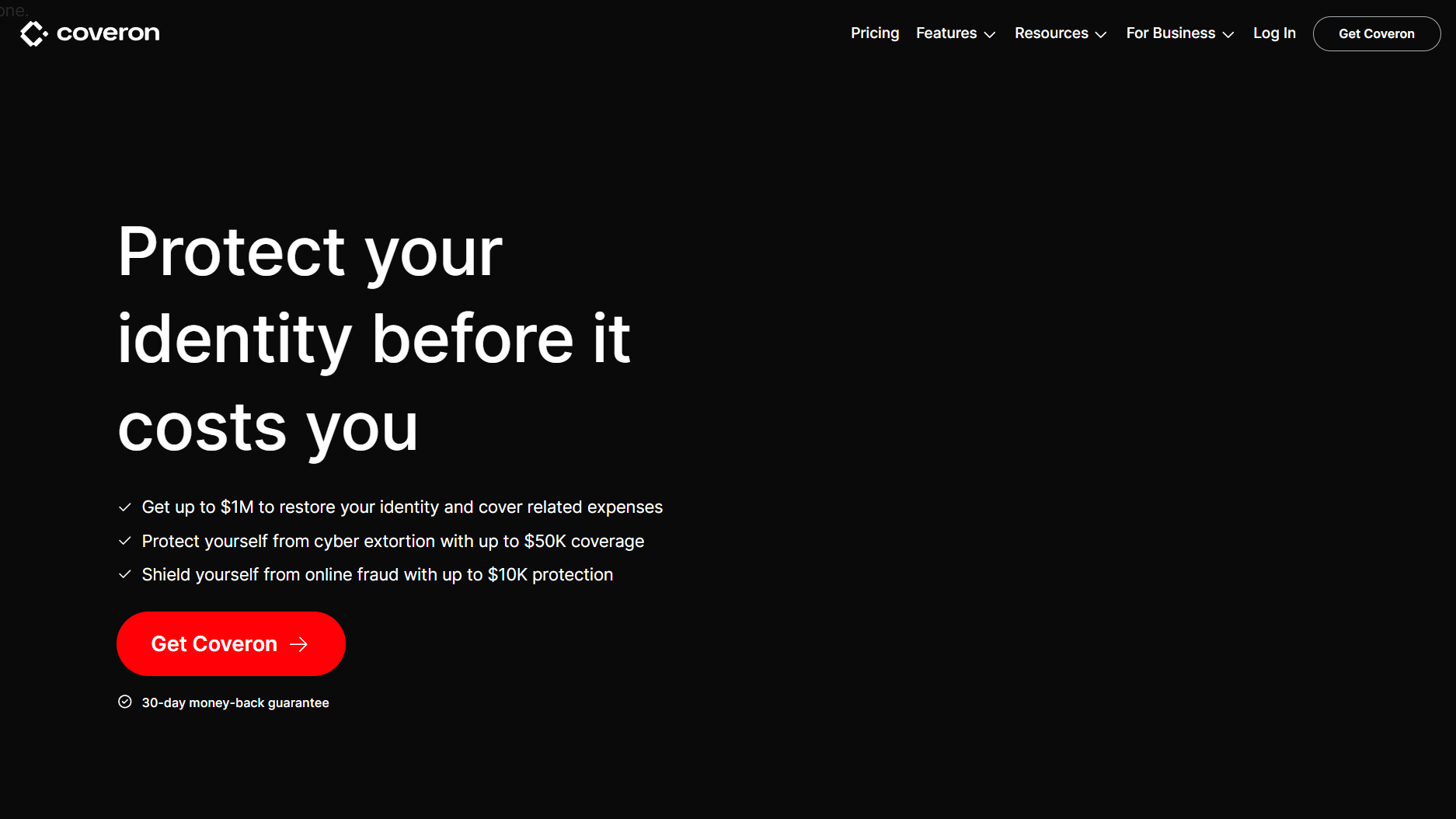 Coveron home page
