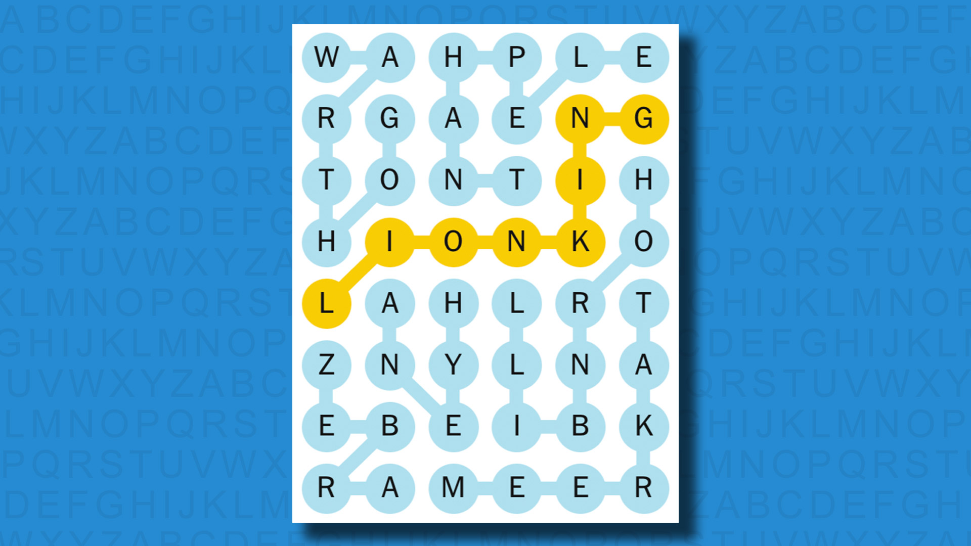 NYT Strands answers for game 388 on a blue background