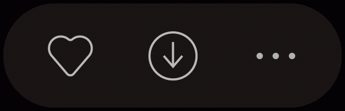 The new play buttons