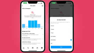 Instagram time limit feature
