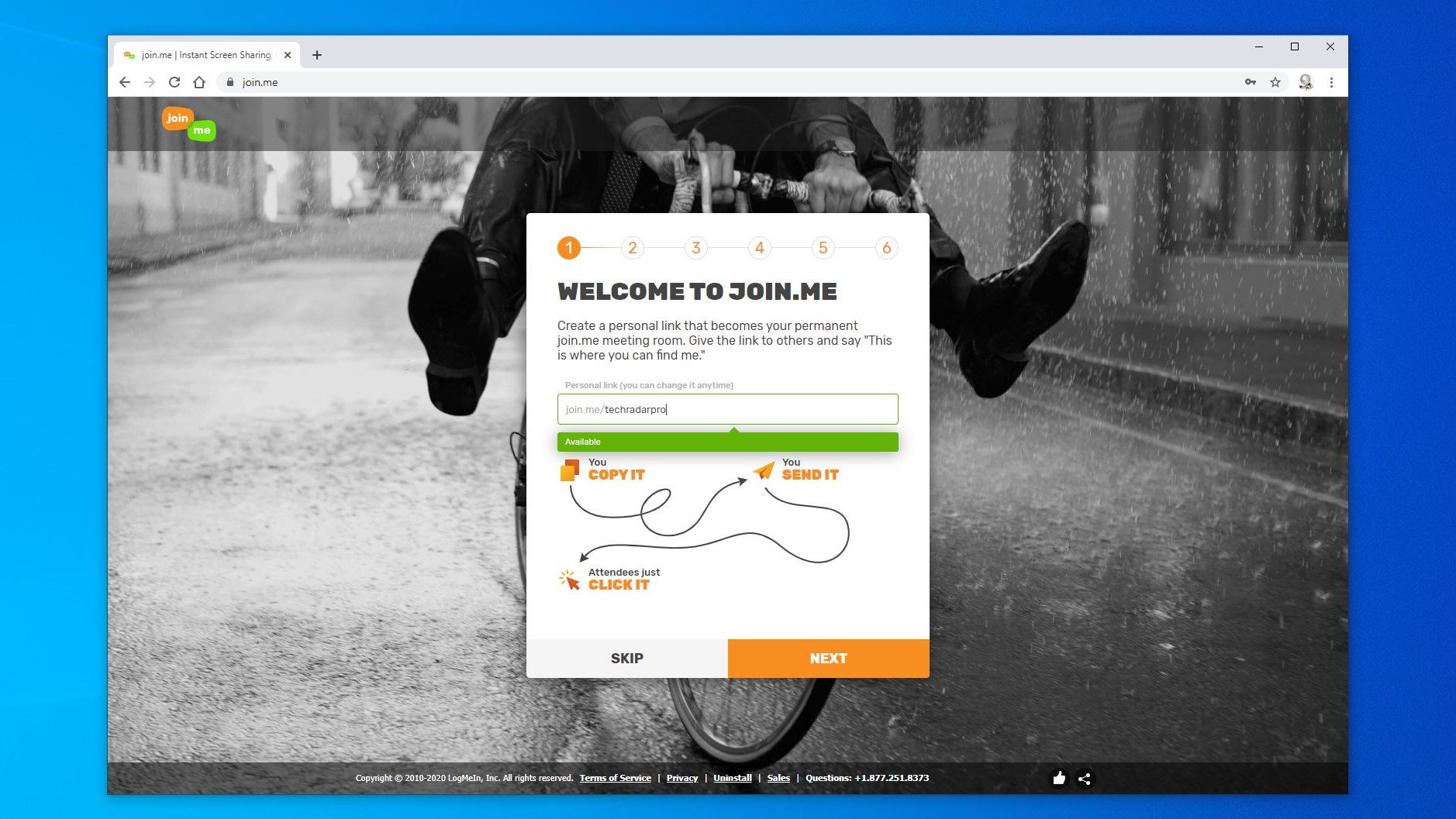 Join.me enrole