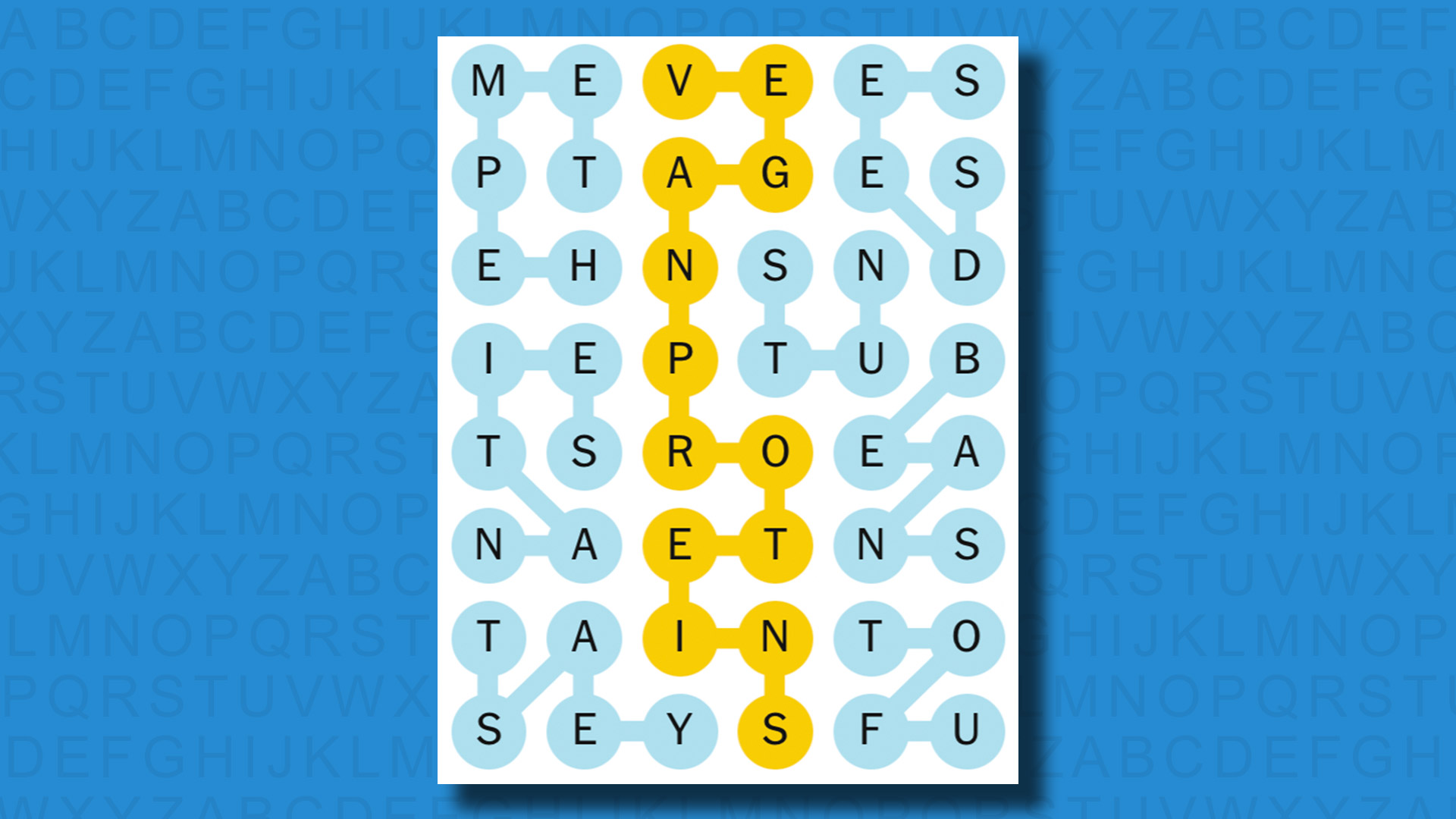 NYT Strands answers for game 391 on a blue background