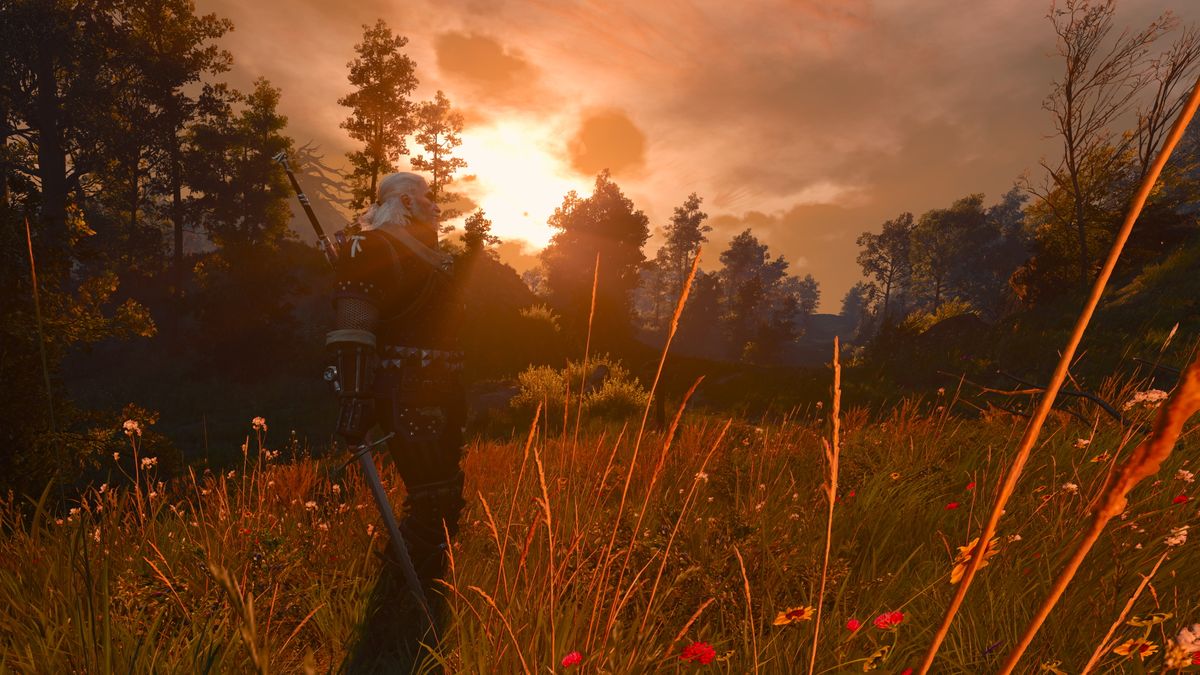 8K screenshots of The Witcher 3 game