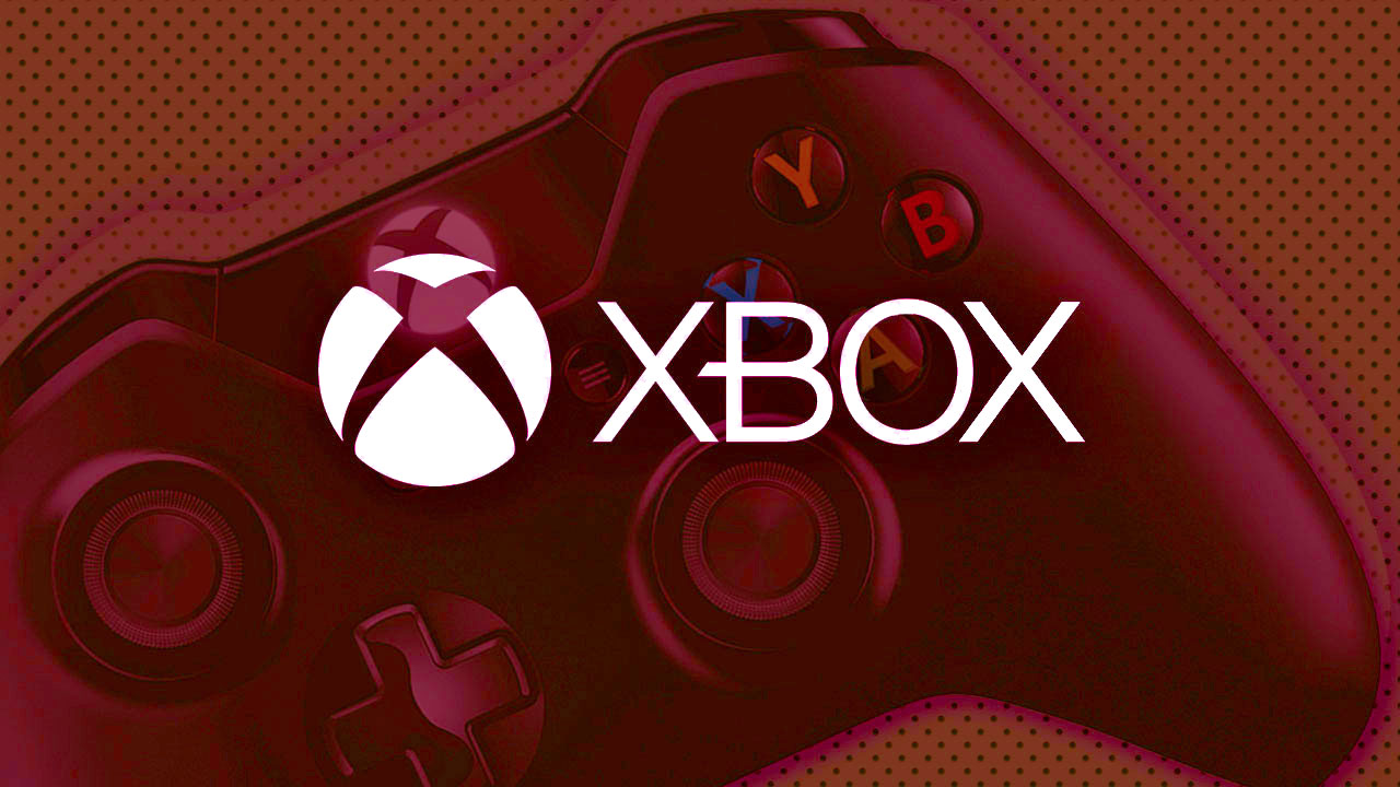 Xbox logo over controller