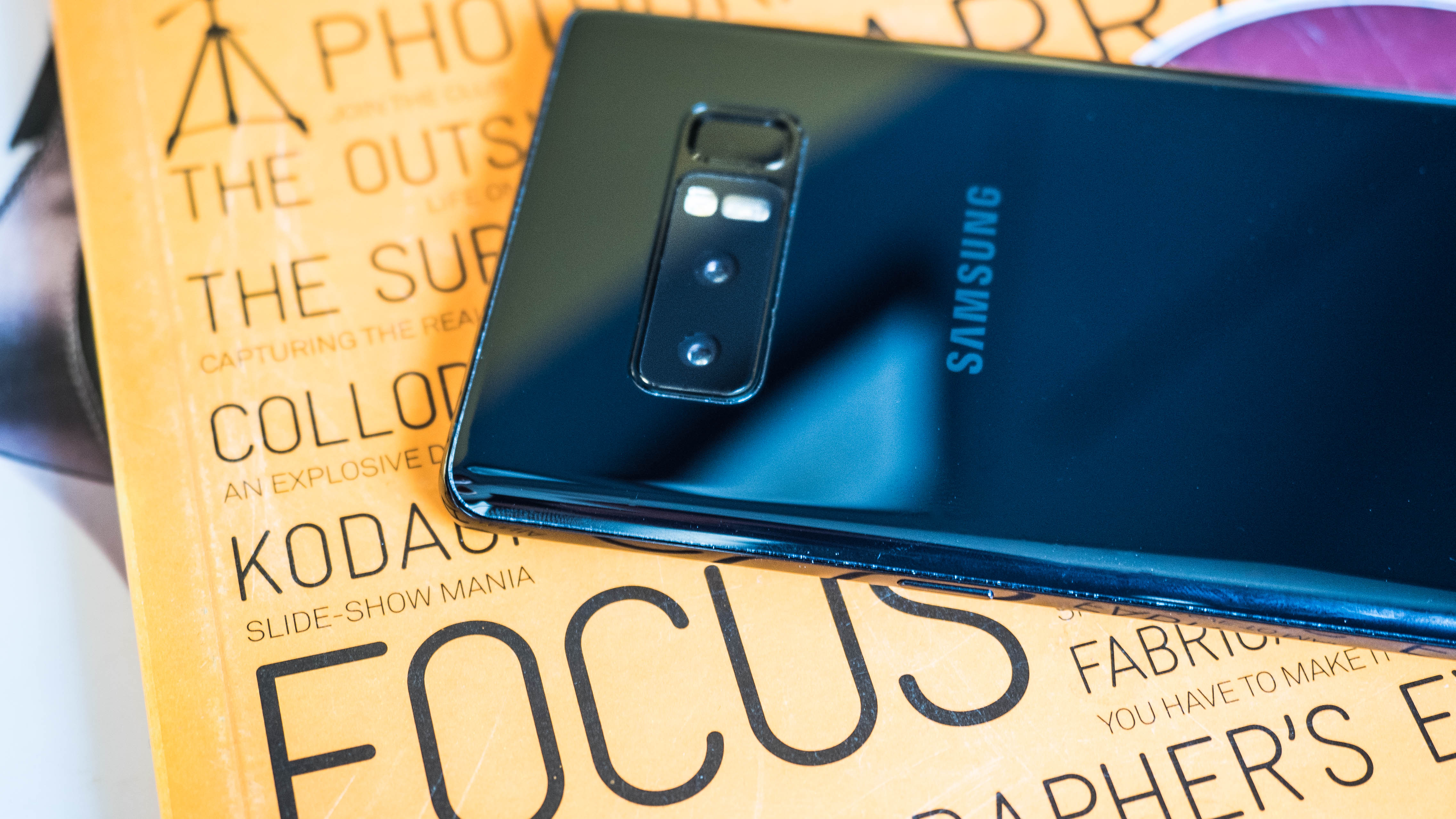 The Galaxy Note 8's camera lacks a variable aperture