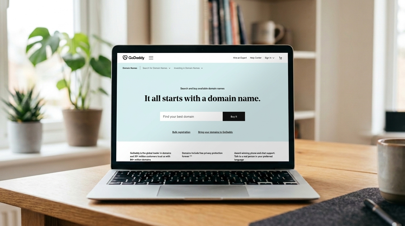 GoDaddy Domain Review Hero