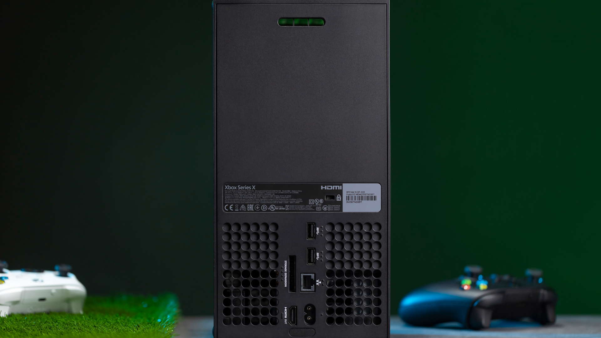 Back of Xbox Series X