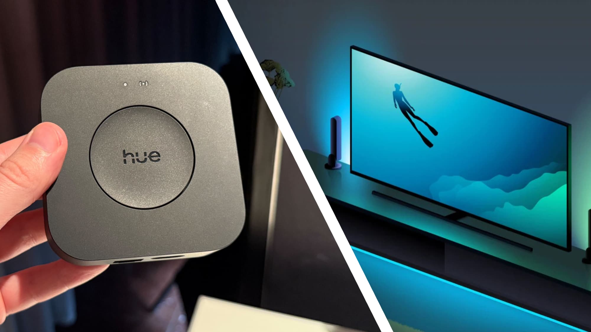 The Philips Hue Bridge Pro.