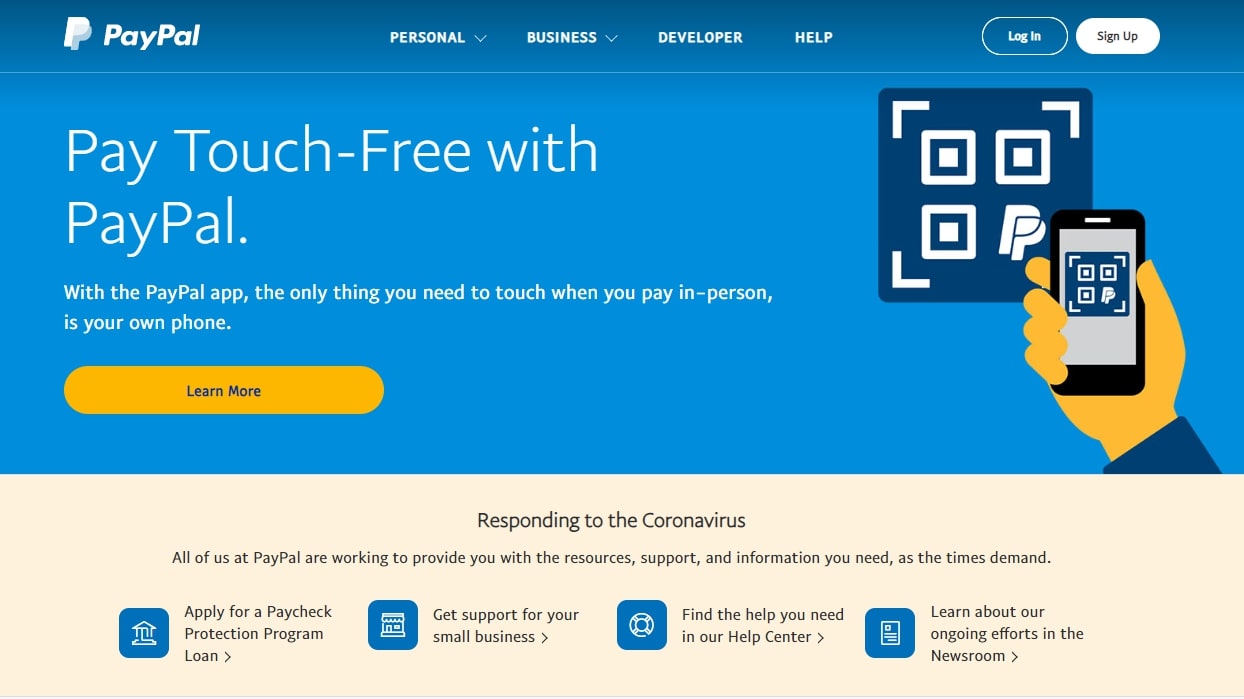 PayPal password