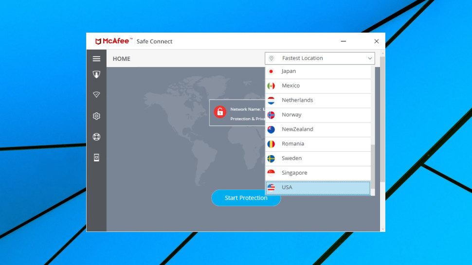 McAfee Safe Connect