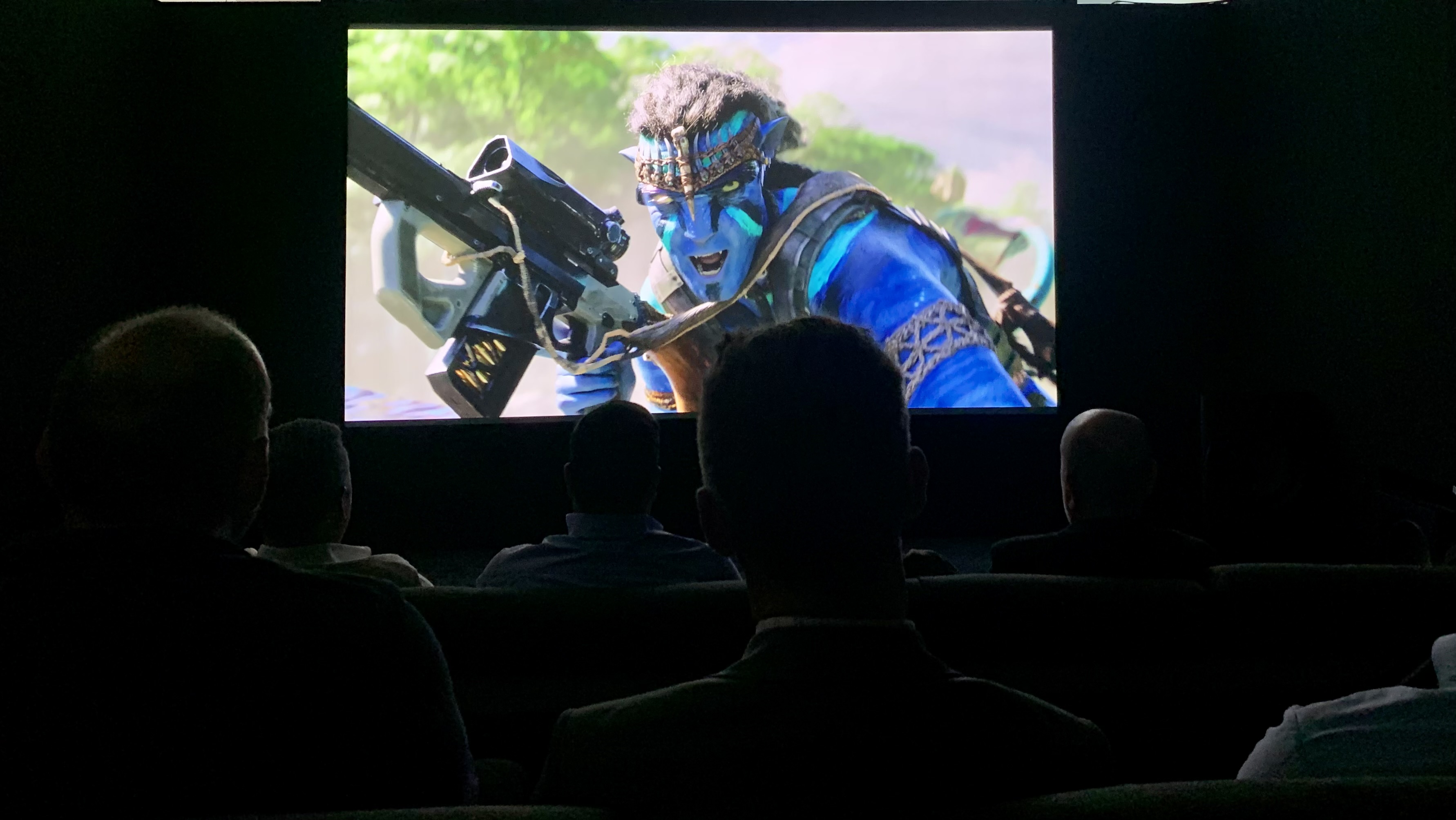 Avatar: The Way of Water on a home theater setup at High End Audio