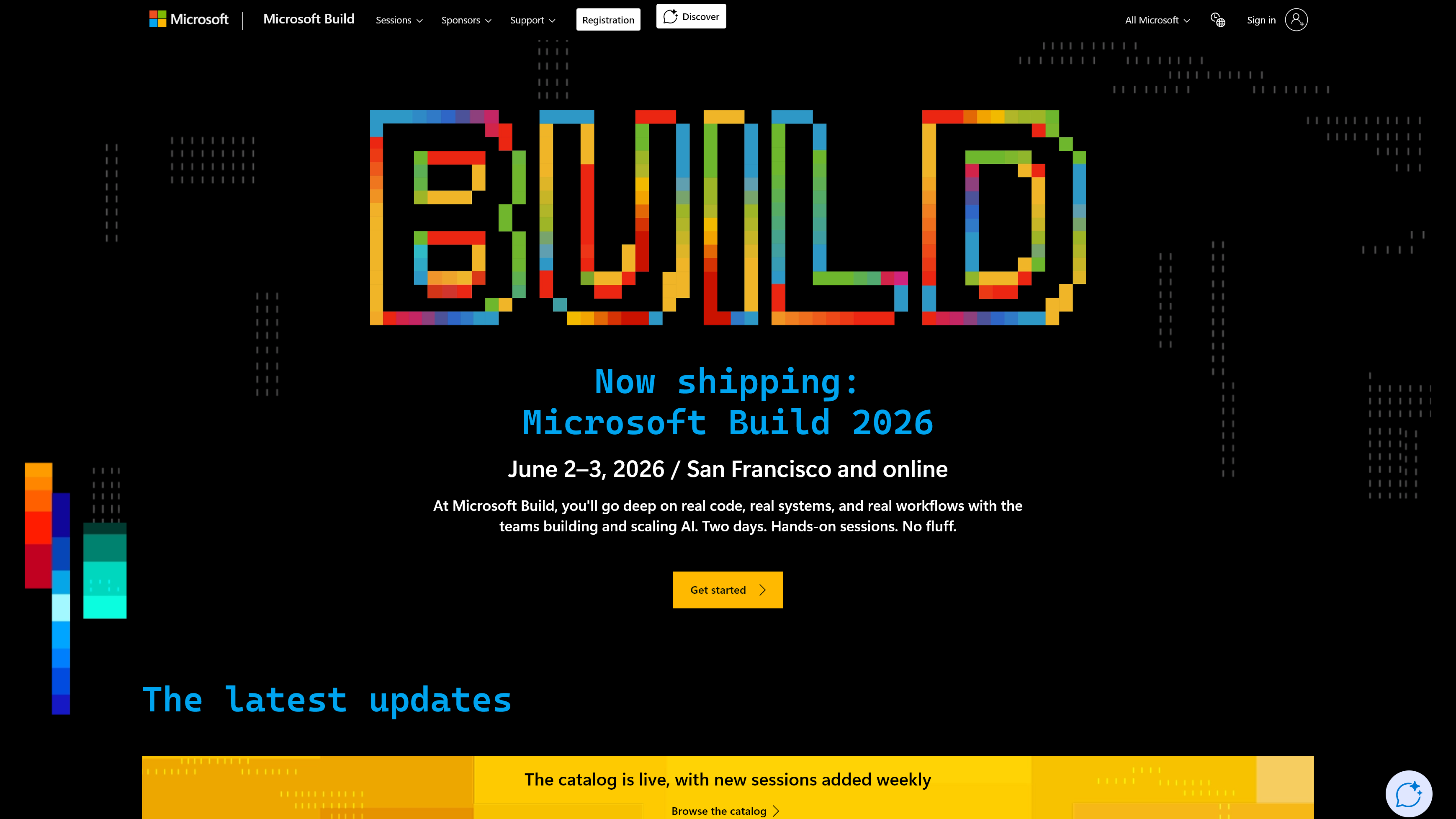 Microsoft Build 2026 session catalog