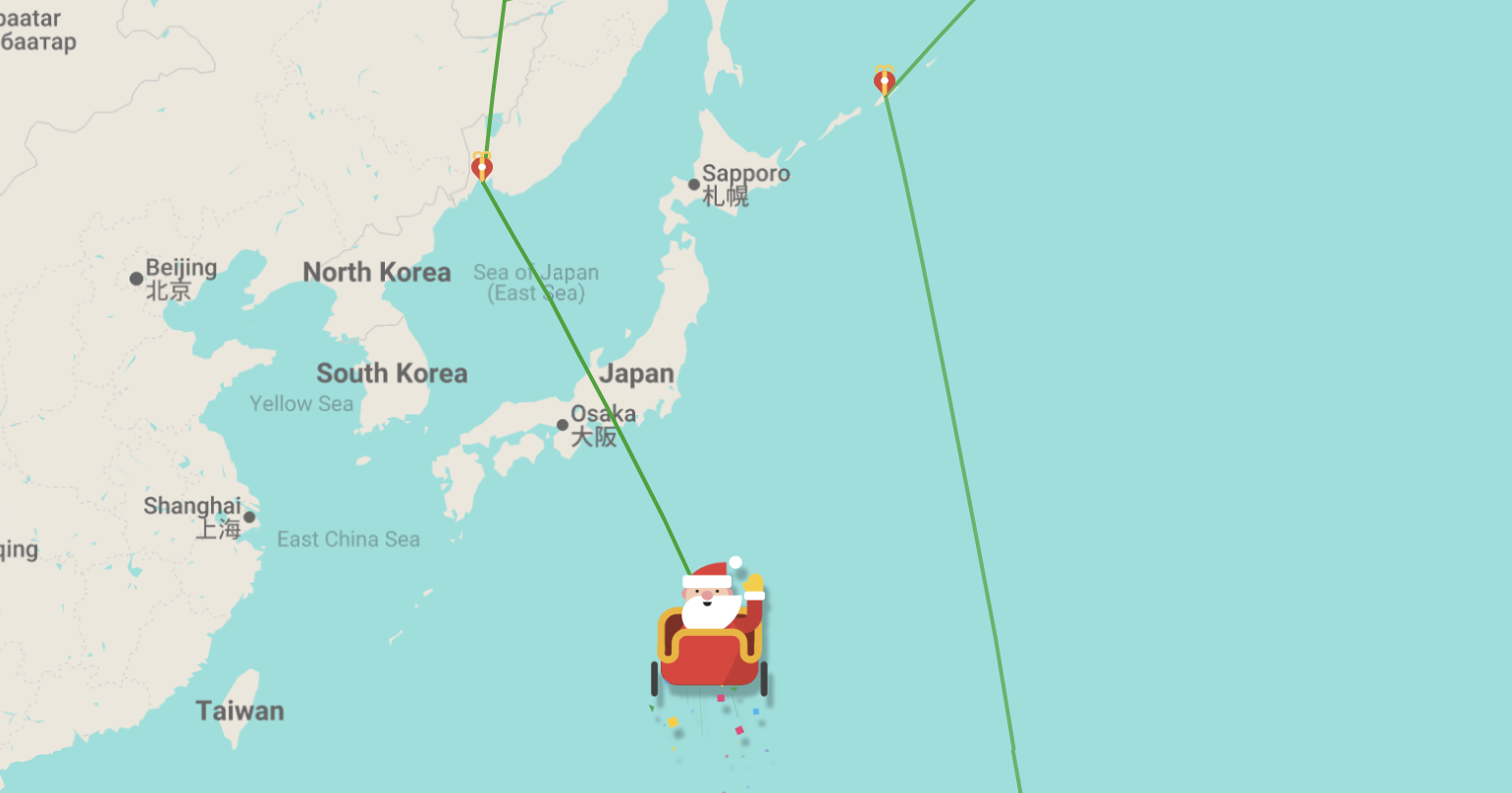 Google Santa tracker