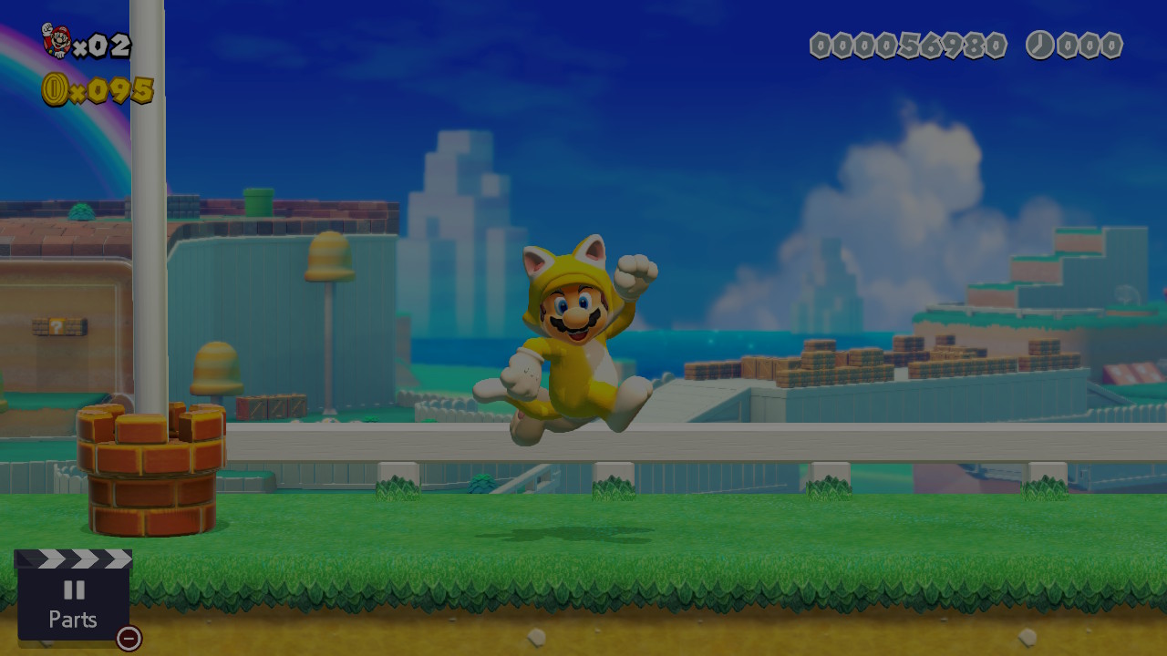 Super Mario 3D World adds a more modern feel to Super Mario Maker 2's levels (Image Credit: Nintendo / TechRadar)&amp;nbsp;