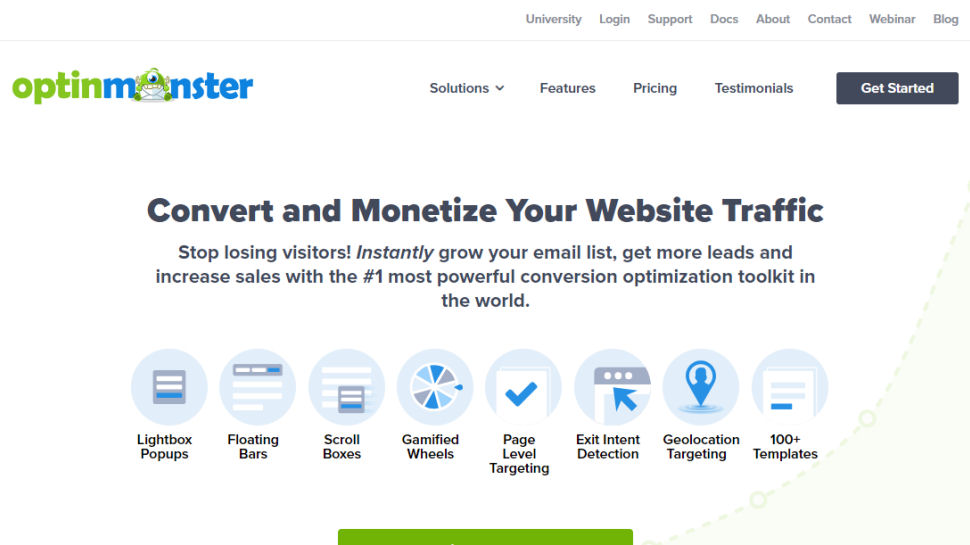 OptinMonster website screenshot