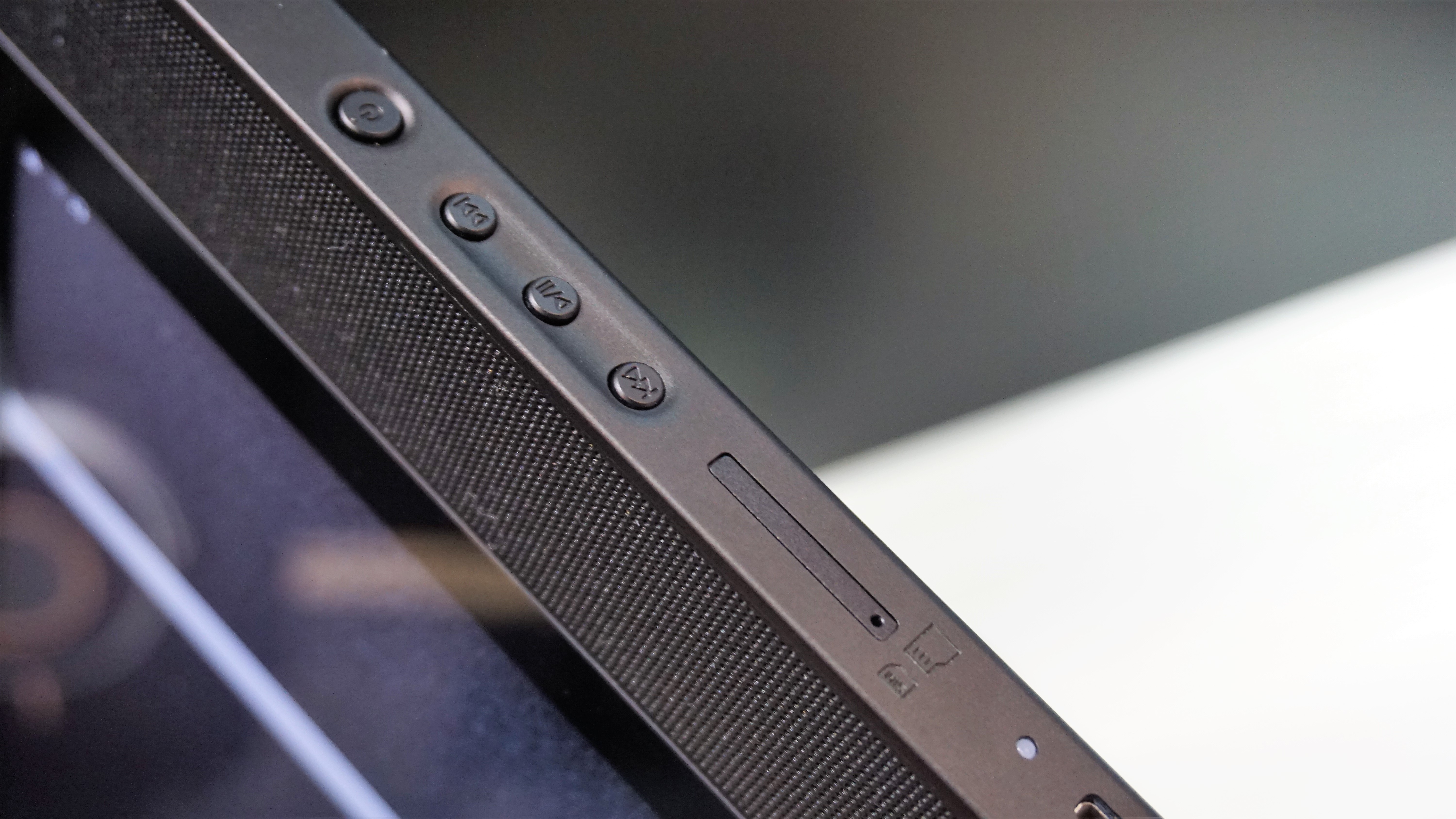 The buttons on the side are small and hard to hit, but there is an expandable memory slot just below for more content.
