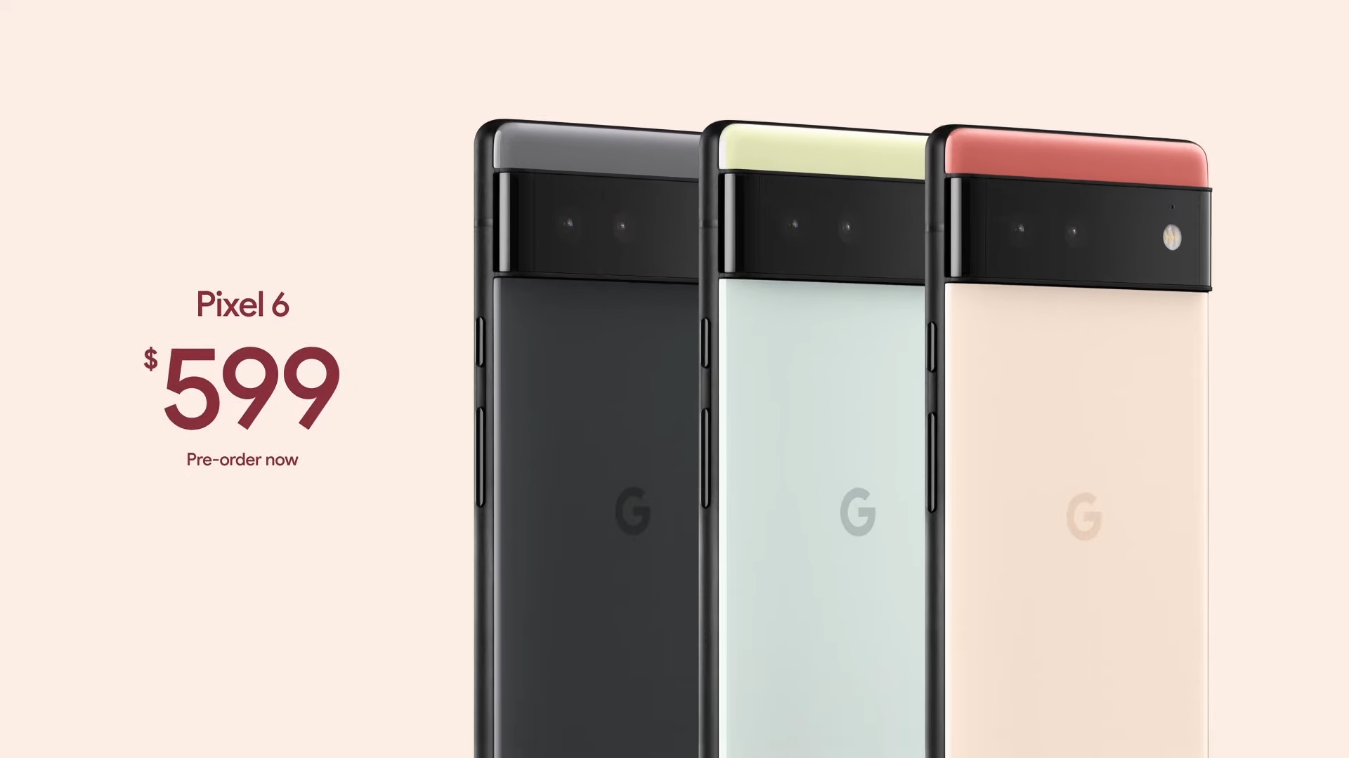 Google Pixel 6 event
