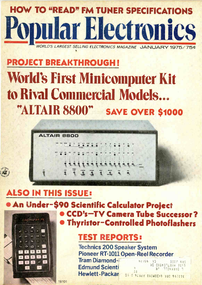 50th anniversary of Altair 8800