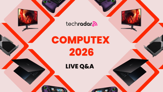 A collage of tech products such as laptops, GPUs and gaming handhelds around the words 'computex 2026 live Q&A' 
