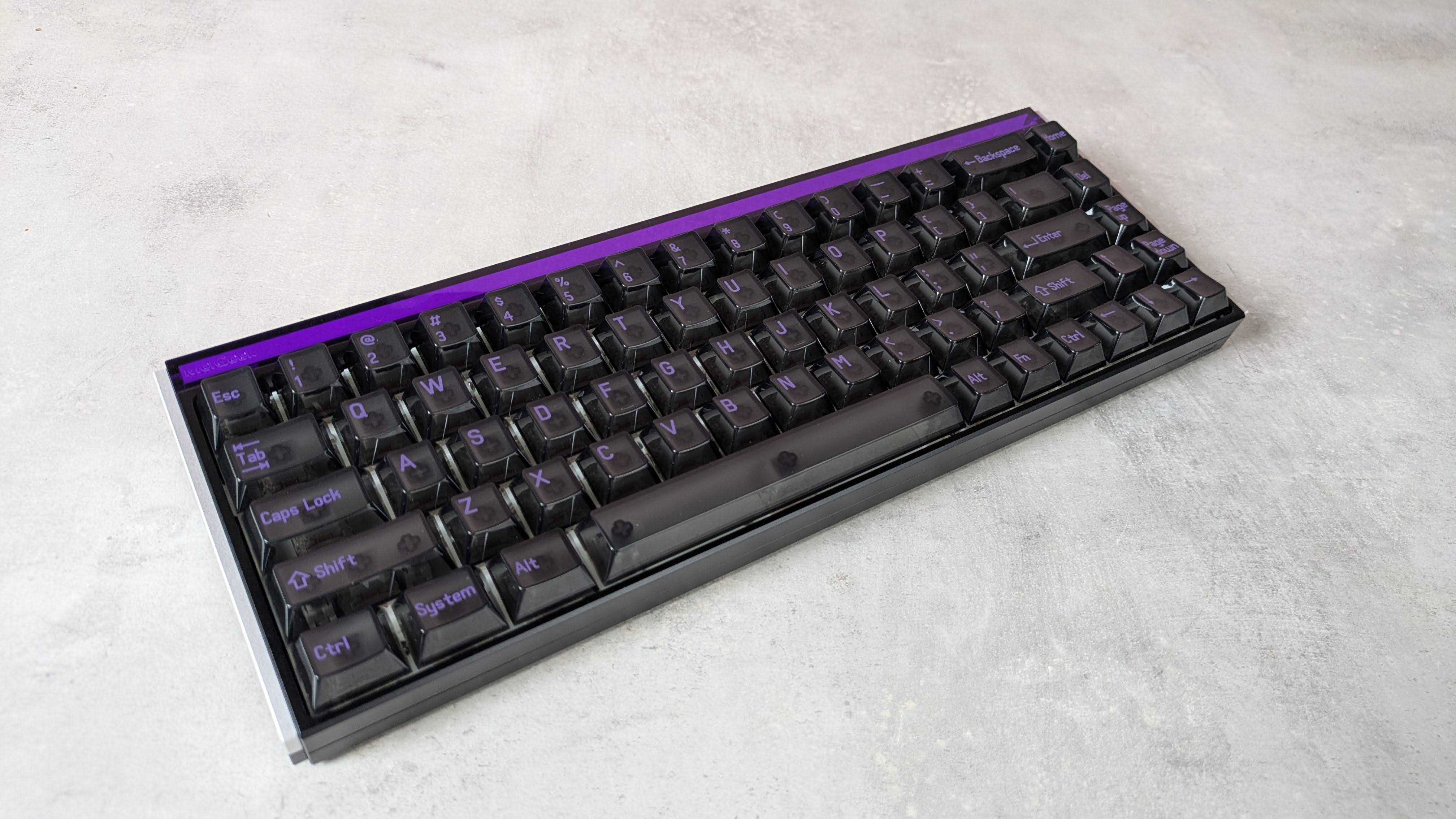 Three-quarter view of MelGeek Made68 Ultra V2 on a desk