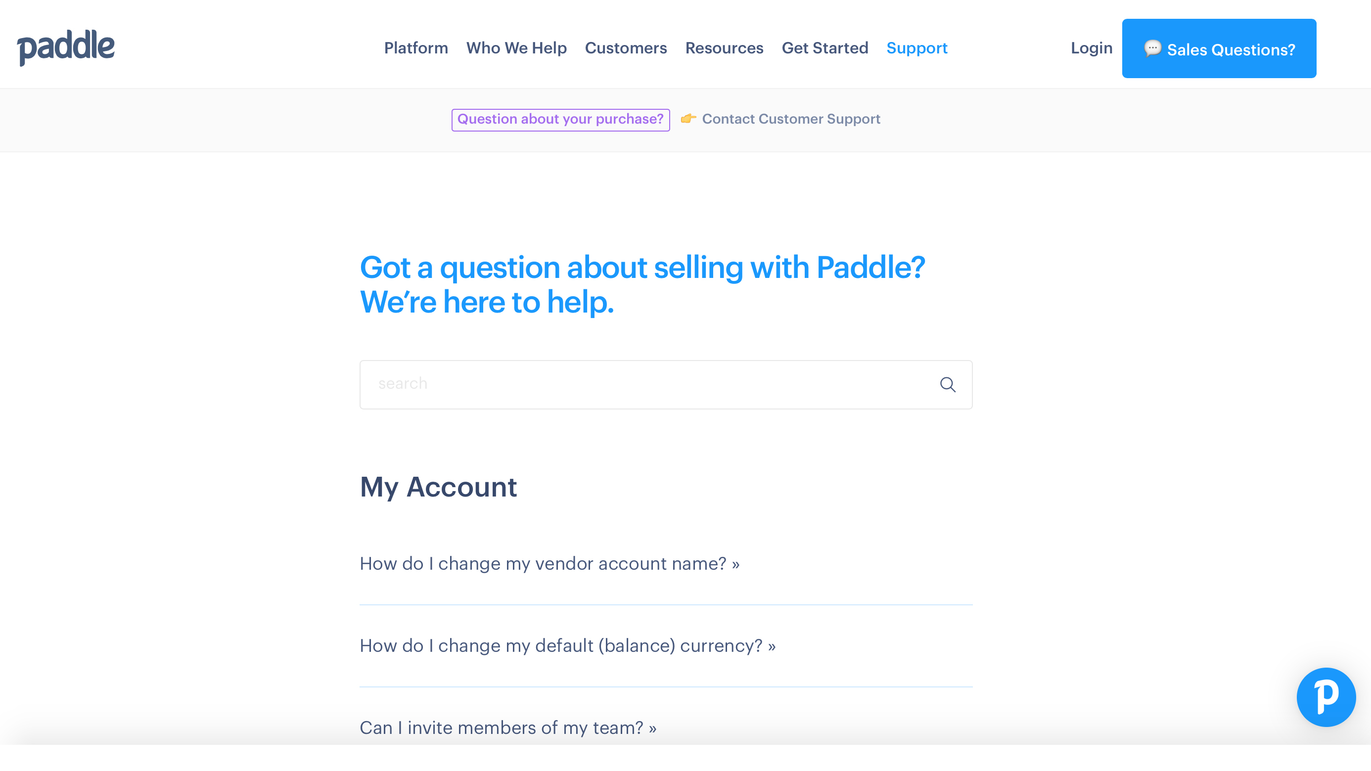 Paddle