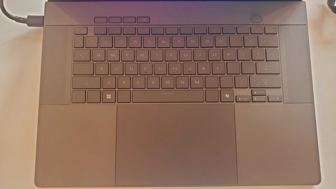 black gaming laptop