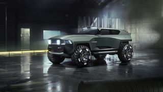 The Aston Martin Dreadnought vehicle as it appears in Call of Duty: Modern Warfare 4.