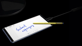 A note in action