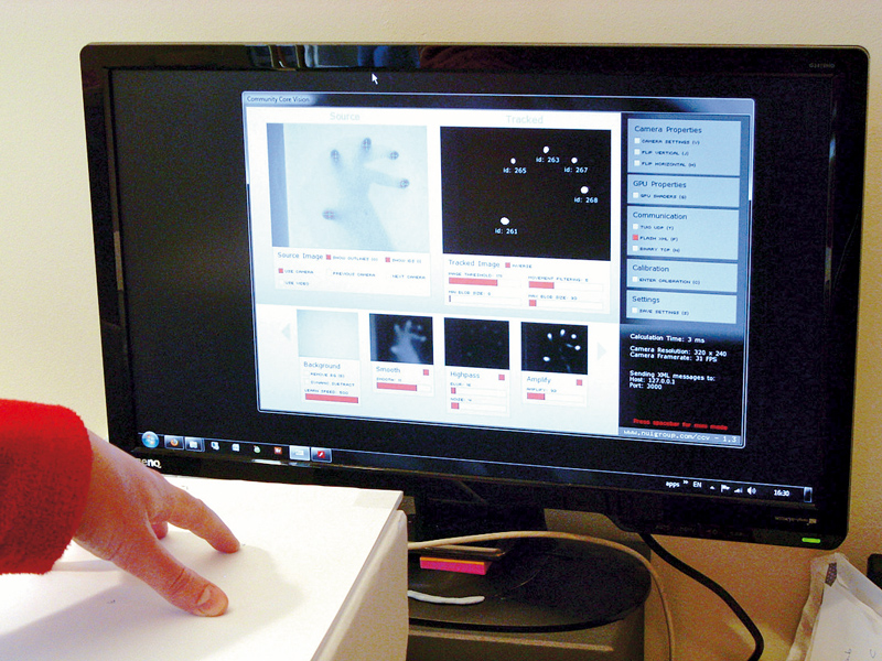 Make a multi-touch surface