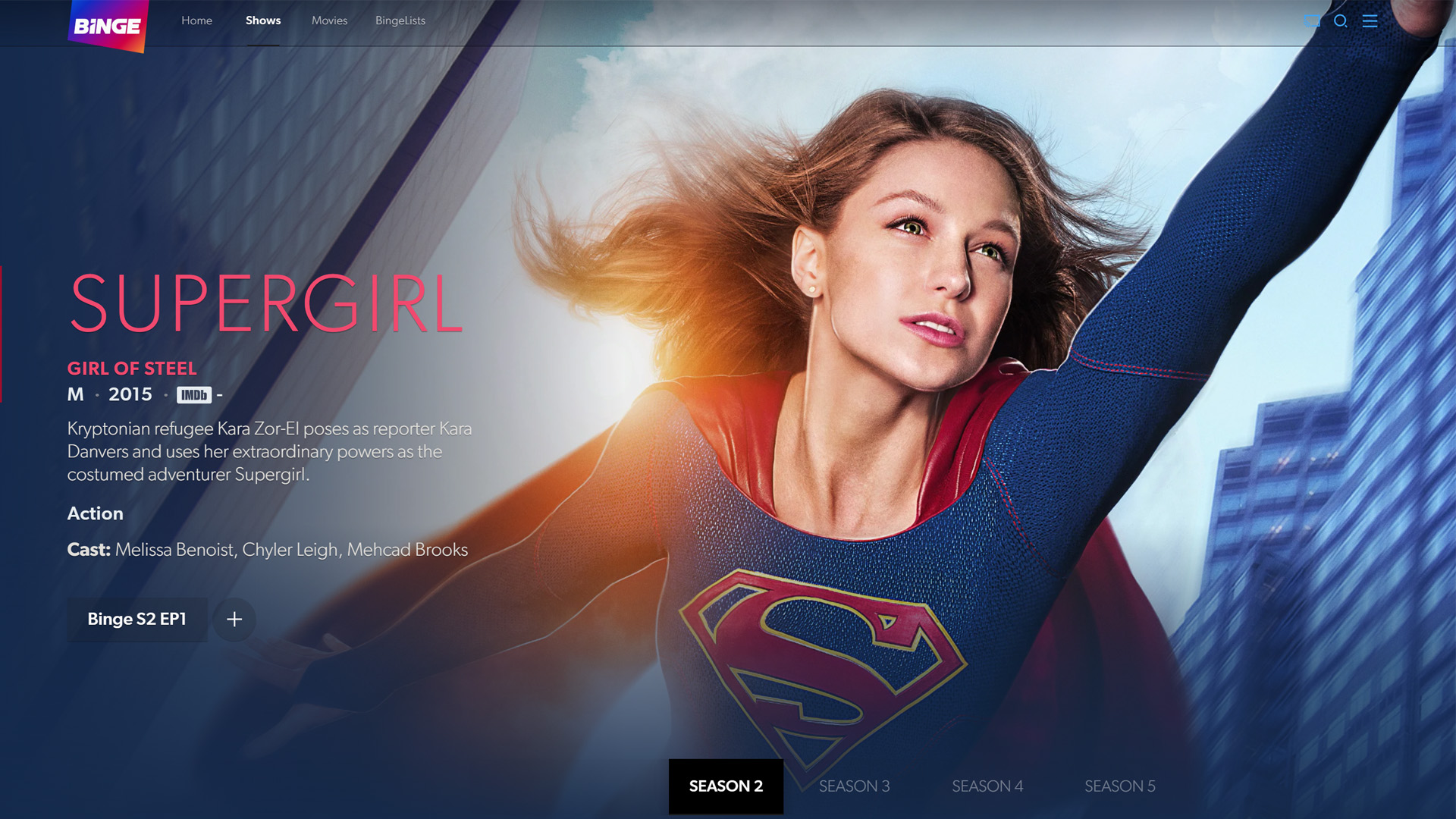 Supergirl on Binge