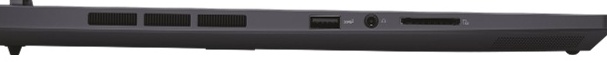 Sideview of Asus' ProArt Studiobook 16 OLED