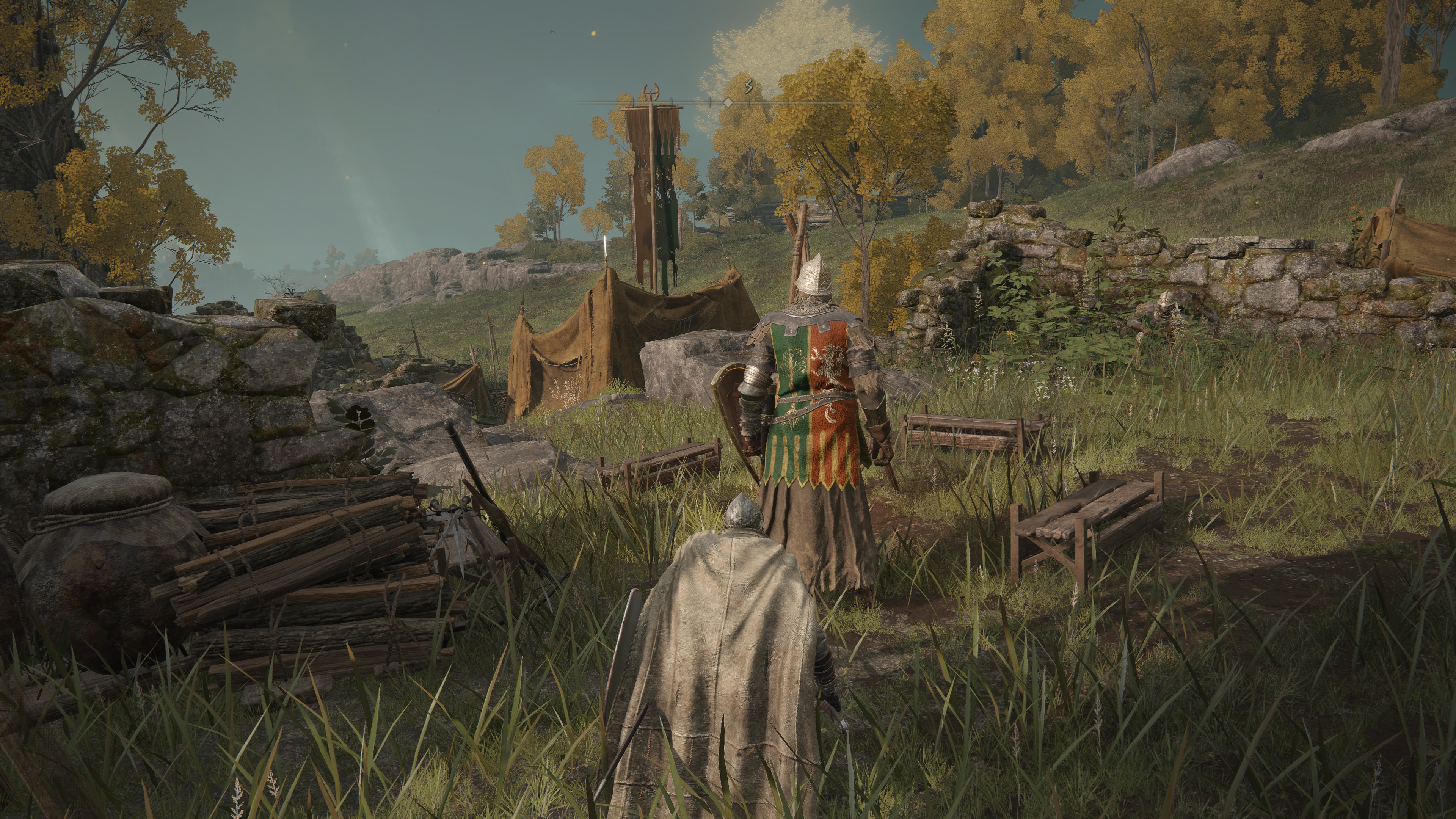 A player sneaks up on an enemy in Elden Ring