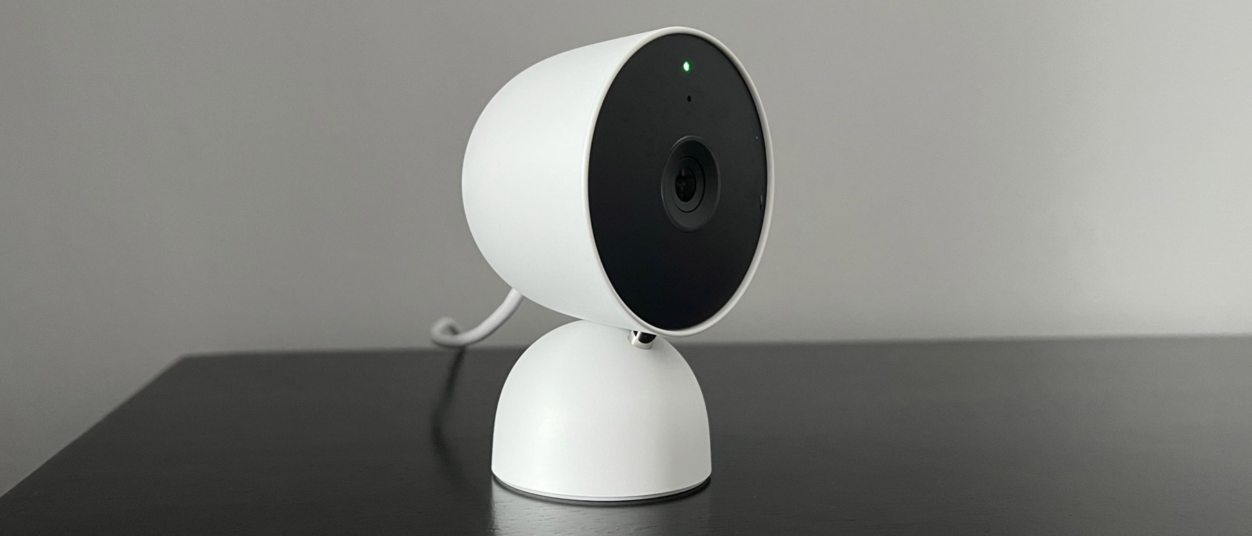 the side view of the Google Nest Cam (Wired)