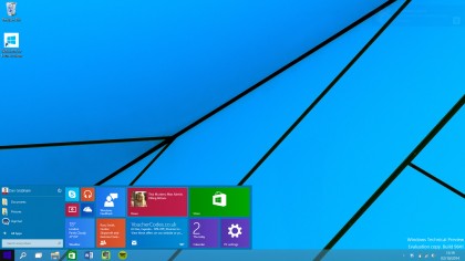 The new Start menu is here