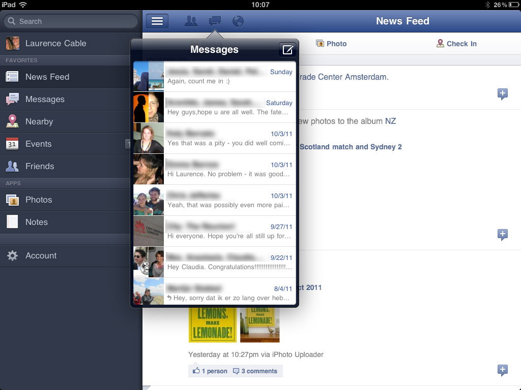 Hands on: facebook for ipad review