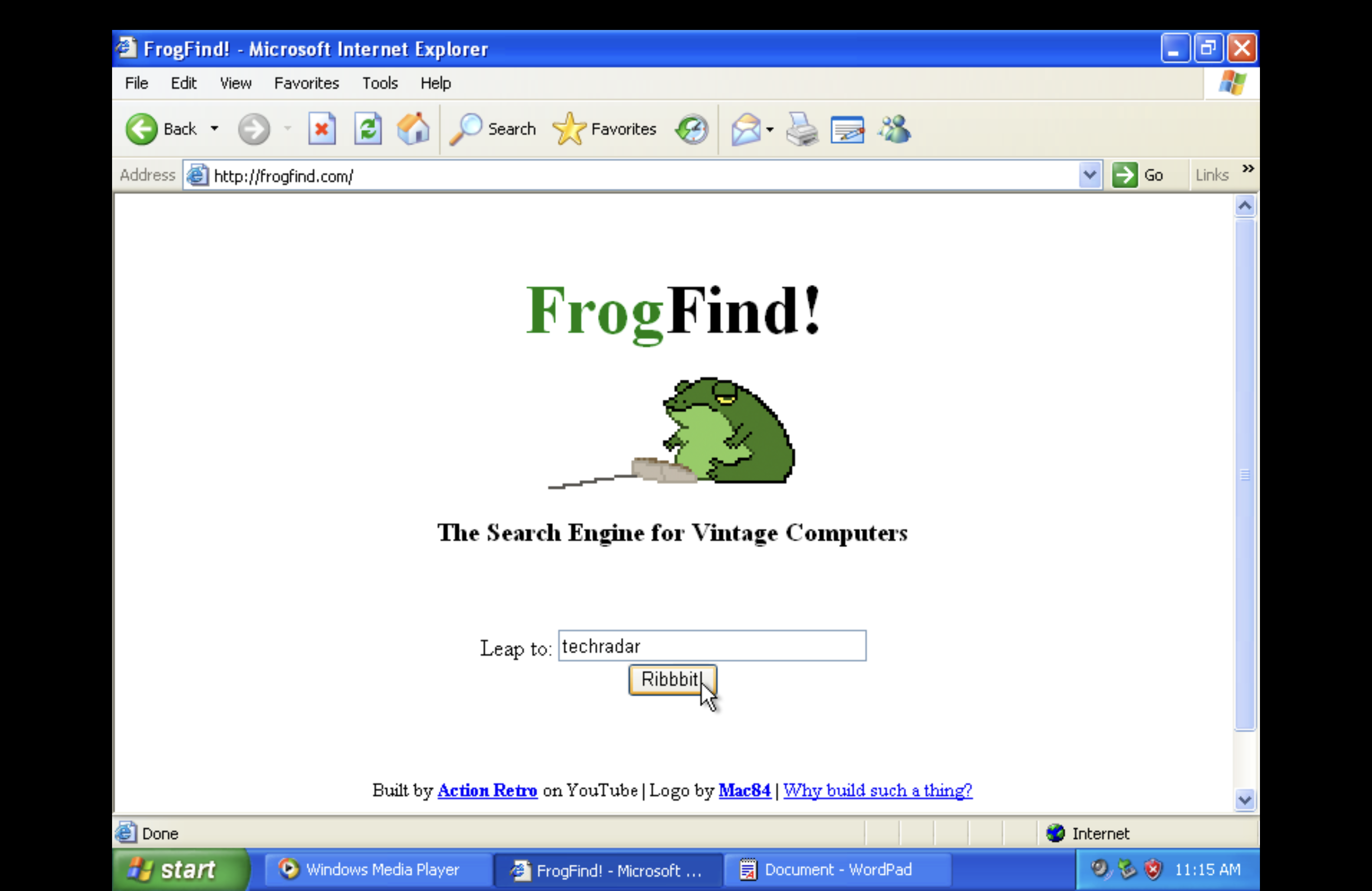 Screenshots of Windows XP running in 2026