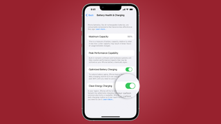 Clean Energy in iOS 16.1