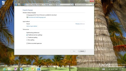 Pick a language and you can download a free pack to change the Windows 8 interface