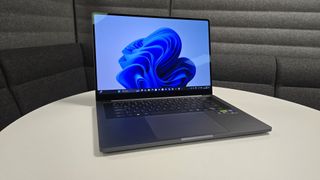 Samsung Galaxy Book6 Ultra laptop in an office environment