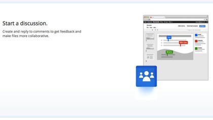 Google Drive Start a Discussion Feature