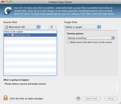 Carbon copy cloner